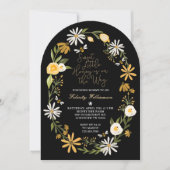 Süße kleine Honig auf dem Weg Beautydusche Einladung (Vorderseite)