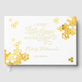 Süße kleine Honig auf dem Weg Bee Baby Dusche Gästebuch (Vorderseite)