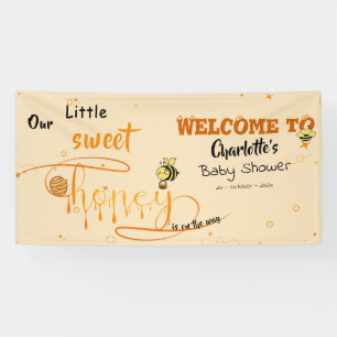 Süße kleine Honig-Baby-Party Banner