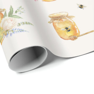 Süße kleine Honig-Mama für Baby Biene Baby Shower Geschenkpapier