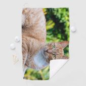 Süße kleine Kätzchen Golfhandtuch (Insitu)