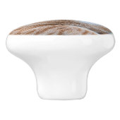 Süße kleine Kätzchen Keramikknauf (Seitenansicht)