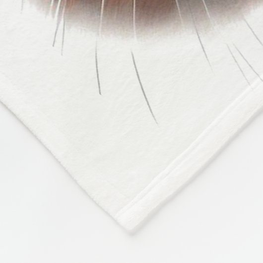 Süße kleine Katze, süßes Kätzchen, Kätzchen, Ginge Fleecedecke (Ecke)