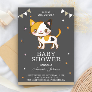 Süße kleine Katzen-Baby-Party-Einladung Einladung