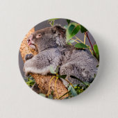 Süße kleine Koala Button (Vorderseite)