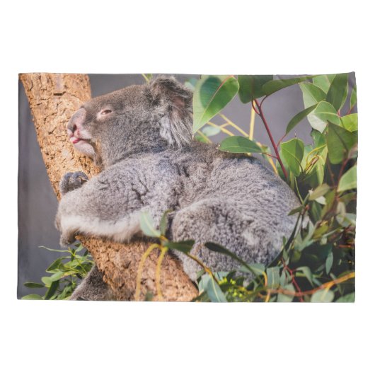 Süße kleine Koala Kissenbezug (Rückseite)