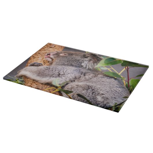 Süße kleine Koala Schneidebrett (Ecke)
