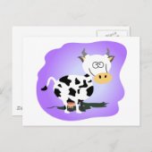 Süsse kleine Kuh Postkarte (Vorne/Hinten)