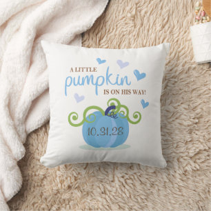 Süße kleine Kürbis-Baby-Shower-Servietten Kissen