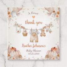 Süße kleine Kürbis Herbst-Baby-Party