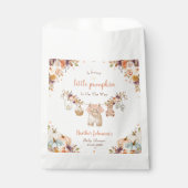 Süße kleine Kürbis Herbst-Baby-Party Geschenktütchen (Vorderseite)