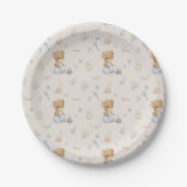 Süße kleine Maus Baby Shower Papierplatte Pappteller (Vorderseite)