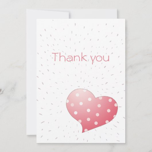 Süße kleine Maus Dankeskarte (Rückseite)