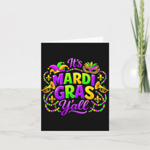 Süße kleine Miss Mardi Gras Six Karte