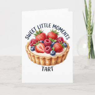 Süße kleine Momente Beerentorte Karte