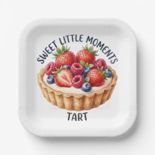 Süße kleine Momente Beerentorte Pappteller