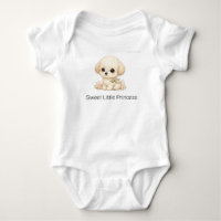 Süße kleine Prinzessin Chibi Spielzeug Pudel Welpe