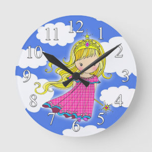 Süße kleine Prinzessinnen Mädchen Uhr