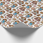 Süße kleine Puppen Geschenkpapier (Ecke)