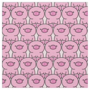 Süße kleine rosa Ferkel - Muster Stoff