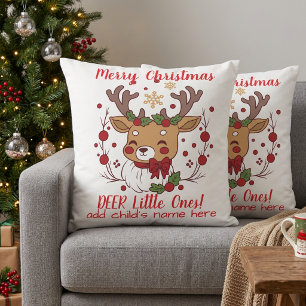 Süße ''KLEINE'' saisonale Weihnachtsfarben Kissen