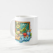Süße kleine Schildkröte Kaffeetasse (Vorderseite Links)