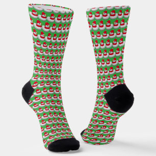 Süße kleine Schneeeente Cozy Weihnachten Rot & G Socken