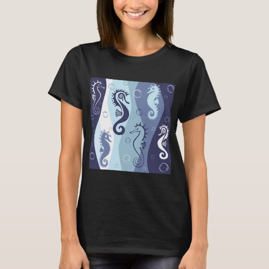 Süße kleine Seepferdchen T-Shirt (Vorderseite)