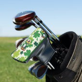Süße kleine St. Patrick Cartoon-Eule Golf Headcover (In Situ)