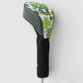 Süße kleine St. Patrick Cartoon-Eule Golf Headcover (angewinkelt)