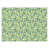 Süße kleine St. Patrick Cartoon-Eule Tischdecke (Vorderseite (Horizontal))