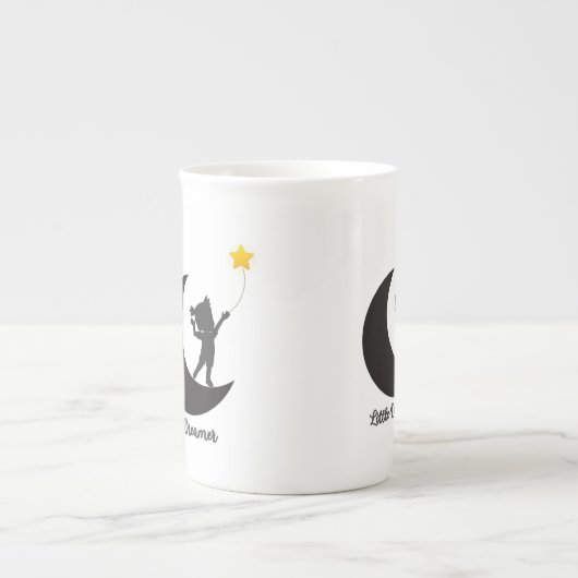 Süße Kleine Träumer Mond & Stern Kinder Tasse (Vorderseite)