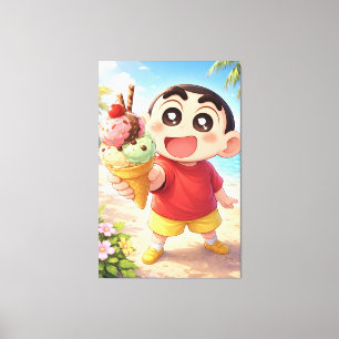 Süße kleine Überraschung Leinwanddruck