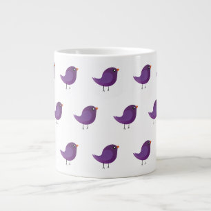 Süße kleine Vogelmädchen Jumbo-Tasse