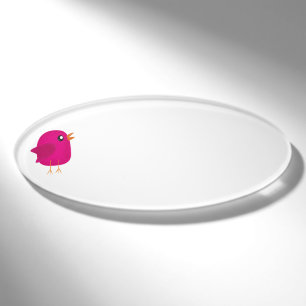 Süße kleine Vogelmädchen Namenschild