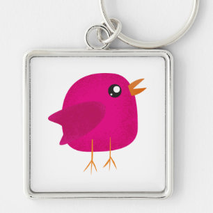 Süße kleine Vogelmädchen   Schlüsselanhänger