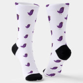 Süße kleine Vogelmädchen Socken (Gewinkelt)