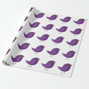 Süße kleine Vogels Kinder Geschenkpapier