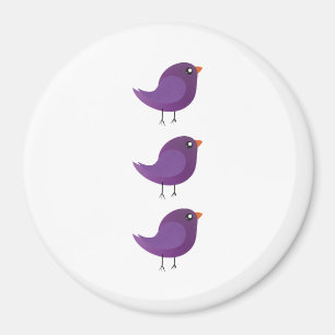 Süße kleine Vogels Kinder Magnet