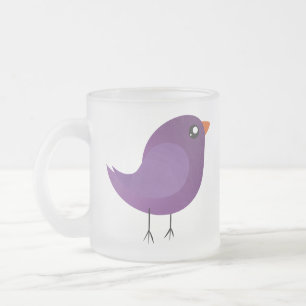 Süße kleine Vogels Kinder Mattglastasse