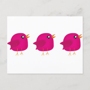 Süße kleine Vogels Kinder Postkarte