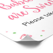 Süße Kleine Wassermelone Babies sind süß Poster (Ecke)