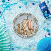 Süße kleine Wikinger-Baby-Party Pappteller (Party)