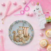 Süße kleine Wikinger-Baby-Party Pappteller (Party)