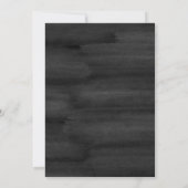 Süße kleine Wildblume ist auf dem Weg Einladung (Rückseite)