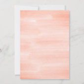 Süße kleine Wildblume ist auf dem Weg Einladung (Rückseite)