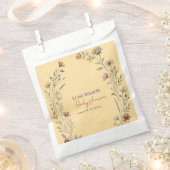 Süße kleine Wildblume ist auf dem Weg Geschenktütchen (Ausgeschnitten)