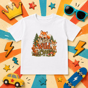 süße kleine Wilde/r Baby-Tier Wald Baby T-shirt