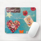 Süße kleine zujubelnde Mausunterlage Mousepad (Mit Mouse)