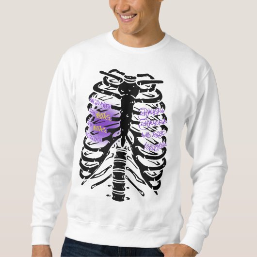 Süße Knochen Kollektion Sweatshirt (Vorderseite)